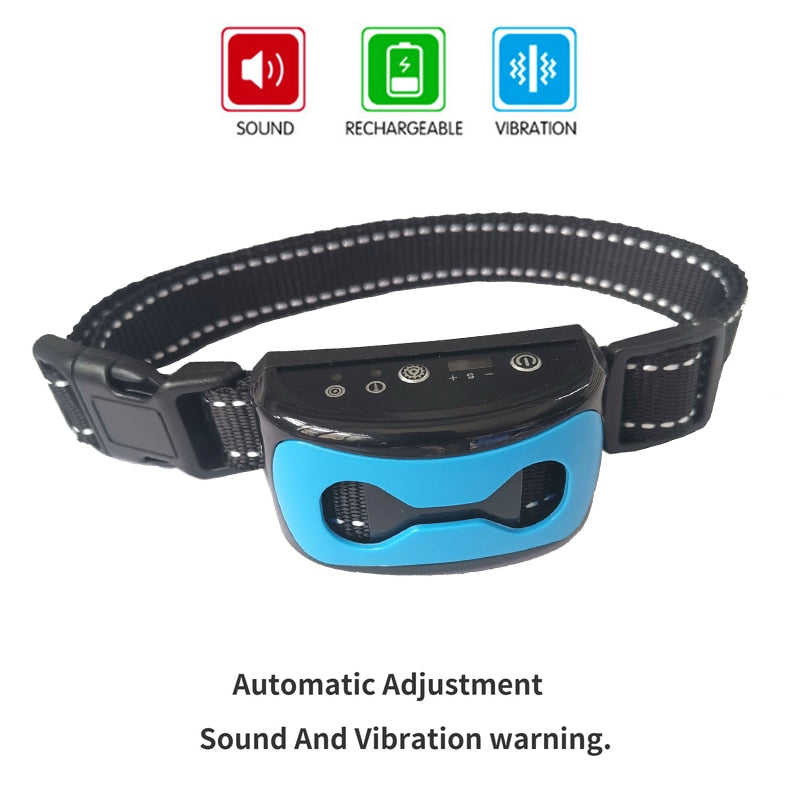 Pet Dog Anti Barking Device USB Electric Ultrasonic Dogs Training Collar
