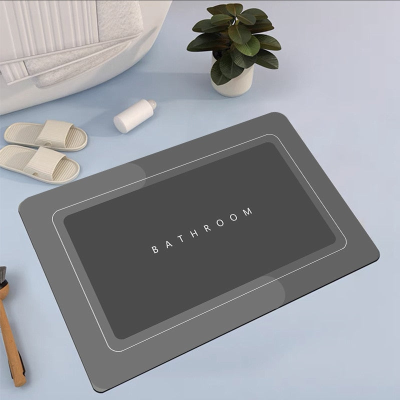 Super Absorbent non-slip Floor Mat Kitchen Bathroom Mat