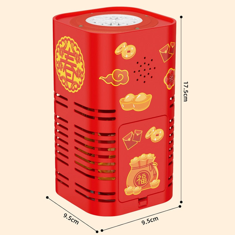 Automatic Fireworks Bubble Machine With Flash Lights