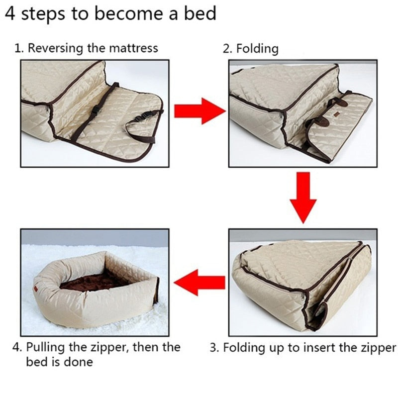 Dog Car Seat Bed Travel Dog Car Seats for Small Medium Dogs