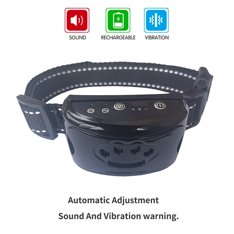 Pet Dog Anti Barking Device USB Electric Ultrasonic Dogs Training Collar