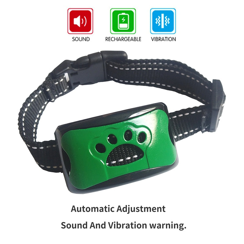 Pet Dog Anti Barking Device USB Electric Ultrasonic Dogs Training Collar