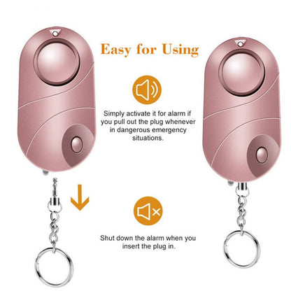 Self Defense Alarm Personal Safety Alarm Keychain