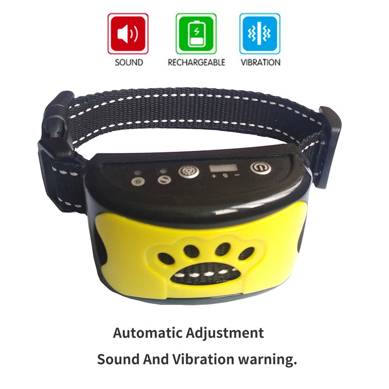 Pet Dog Anti Barking Device USB Electric Ultrasonic Dogs Training Collar