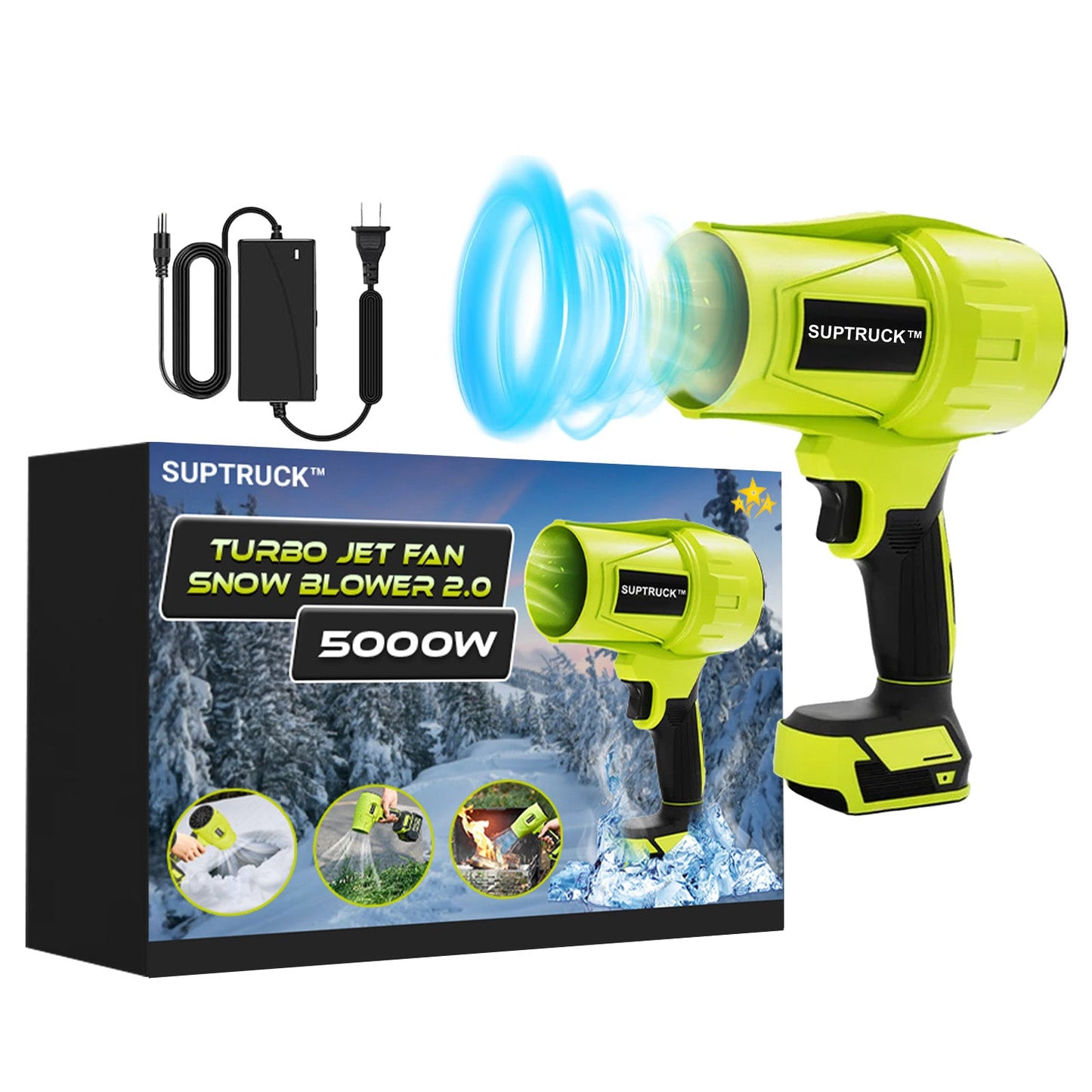 SwiftSnow Compact Handheld Power Blower