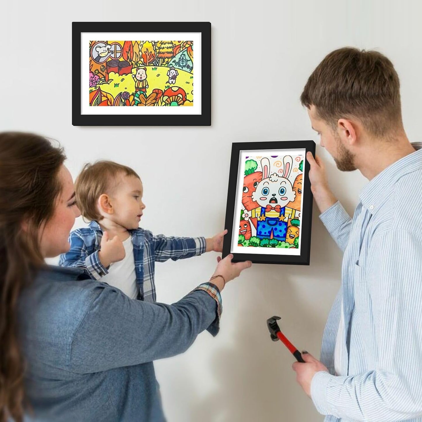 Kids' Magnetic Art Showcase