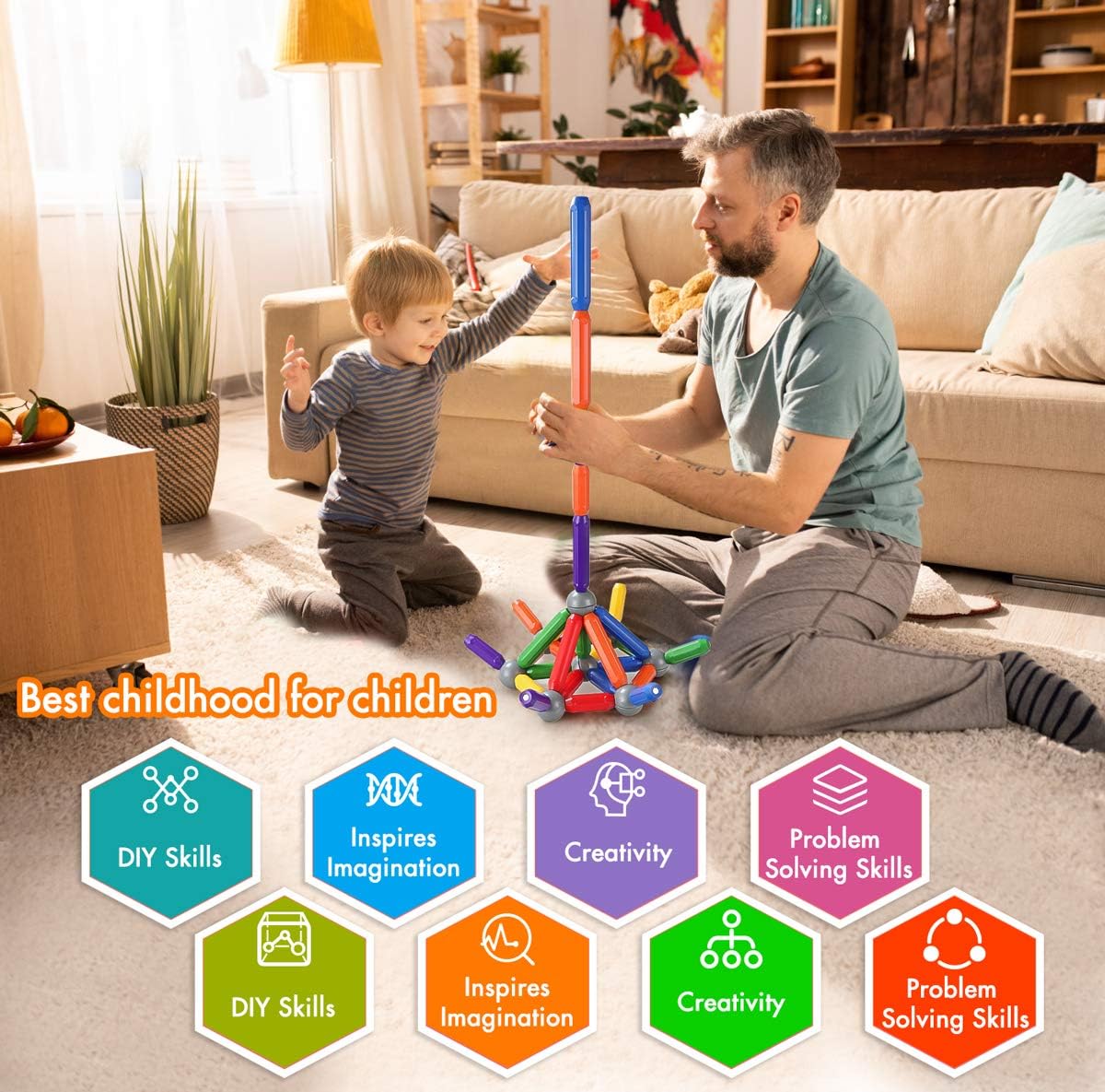 Magnetic Play Builders Set