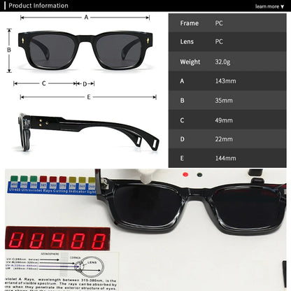 SOEI Retro Square Sunglasses