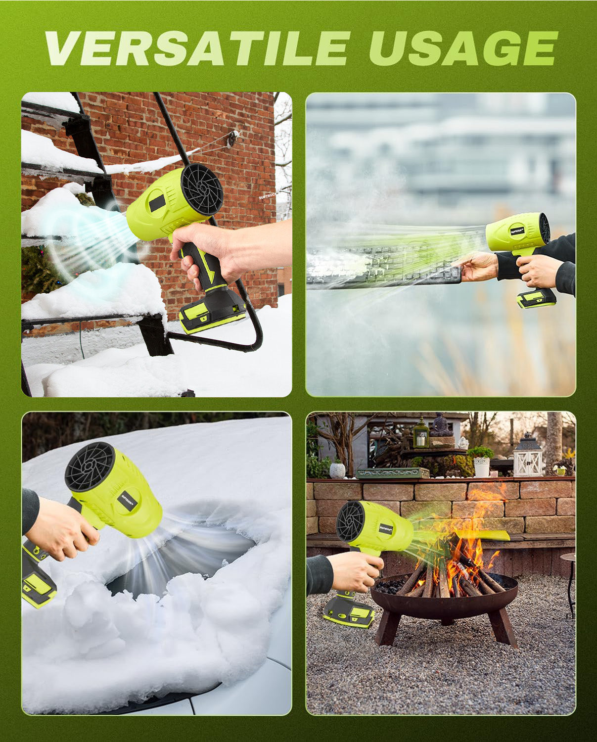 SwiftSnow Compact Handheld Power Blower