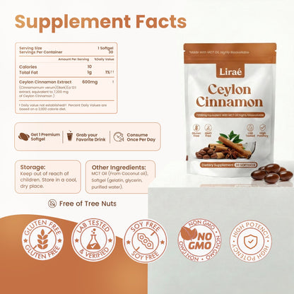 True Ceylon Cinnamon Daily Softgels