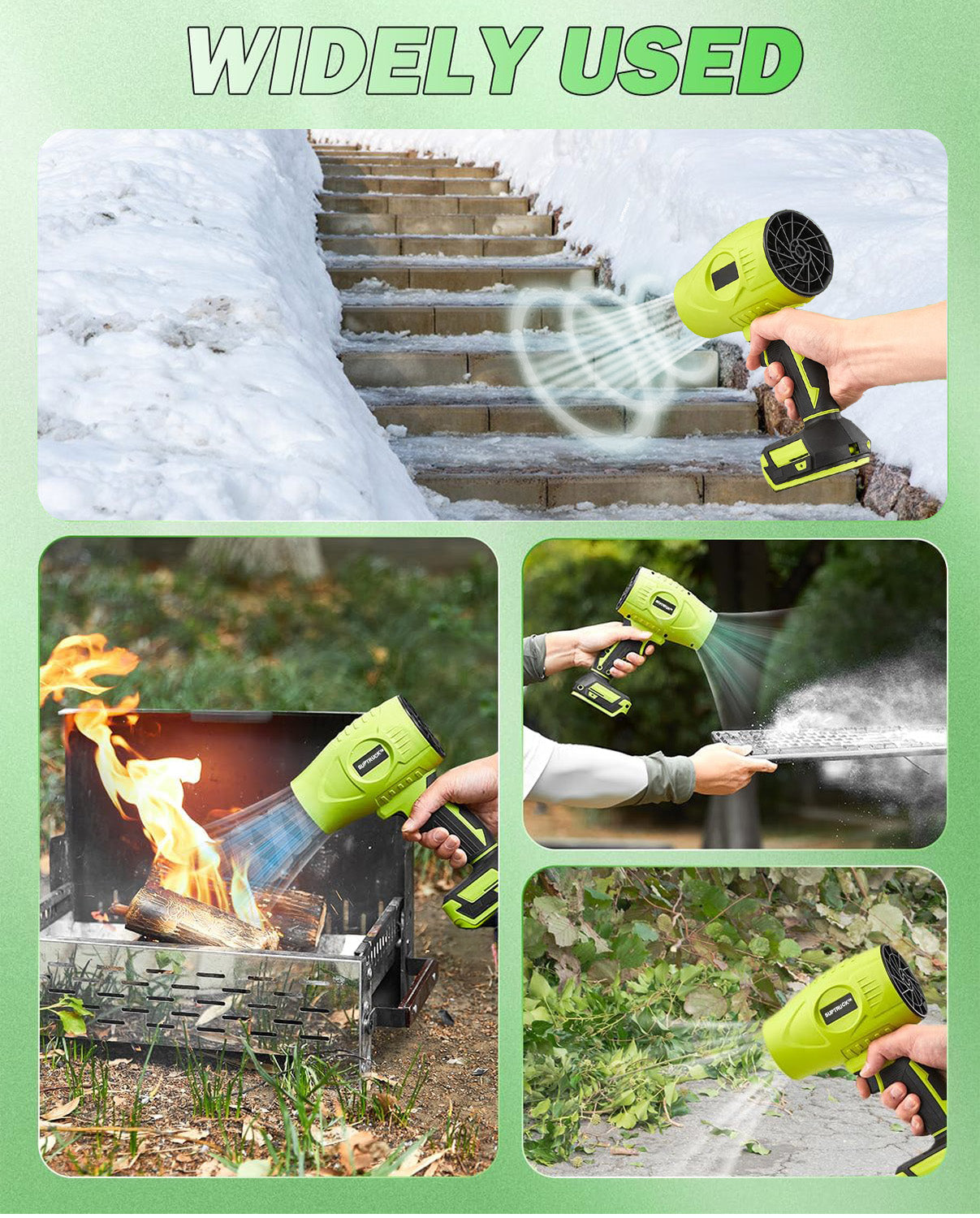 SwiftSnow Compact Handheld Power Blower