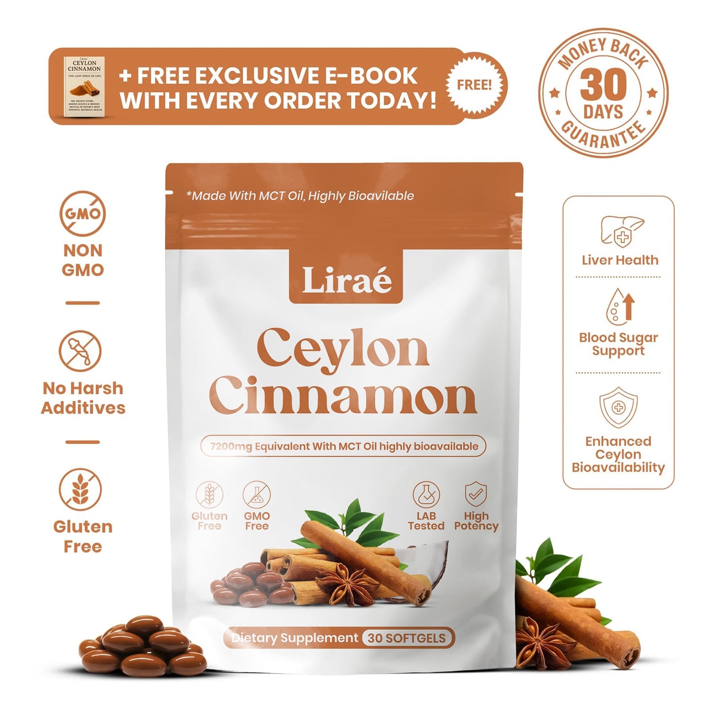True Ceylon Cinnamon Daily Softgels