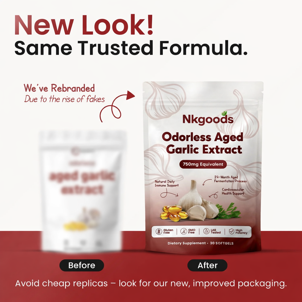 Odorless Aged Garlic Heart Support