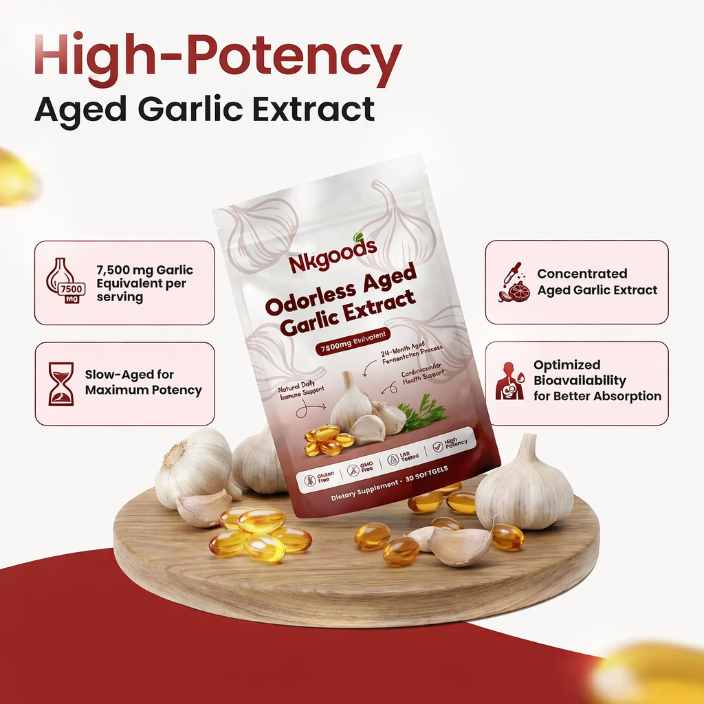 Odorless Aged Garlic Heart Support