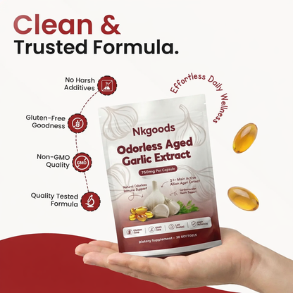 Odorless Aged Garlic Heart Support